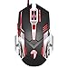 Gaming Mouse 3200 DPI Wired Programmable 5 Buttons Optical Ansot X5 Mice with Colorful Breathing LED