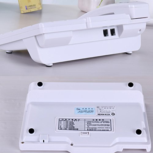 HQCC Elderly Fixed Telephone Large Button Telephone Household Corded Telephone Storage of Telephone (Color : B)