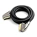 KabelDirekt – 10 feet SCART Cable (21-Pin, Multiple Shieldings, Precision Connector, Full HD) – Pro Series