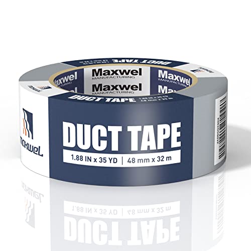 Maxwel Manufacturing Duct Tape Heavy Duty Waterproof 1.88 in 35 Yards