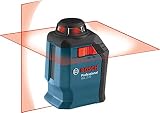 Bosch GLL 2-20-RT Self-Leveling 360 Degree Line and Cross Laser (Renewed)