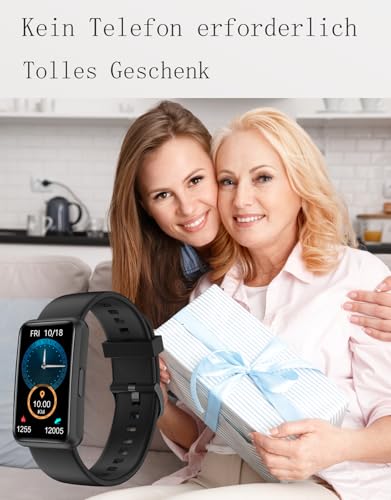 Pedometer Watch (Without App/Without Mobile Phone) 1.47 Inch Screen Simple Fitness Tracker Smartwatch with Calorie Counter Sleep Monitor Stopwatch Waterproof Timer Walking Running Fitness Watch for Seniors / Men / Women