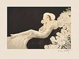 Seated Fashion Lady Girl Flowers Perfume White Dress and Hat by Louis Icart Toulouse France French Artist 12