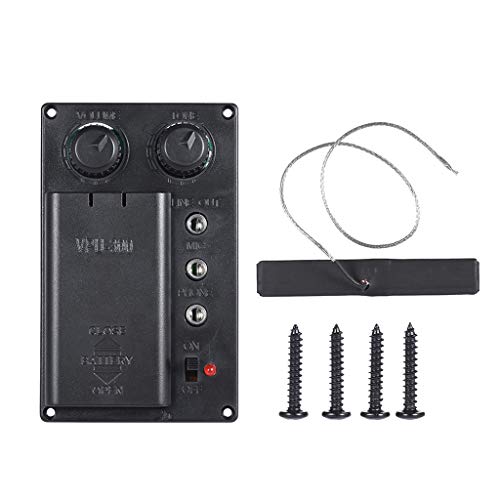 Plastic 4/4 Scale EQ Electric Cello Pickup Amp with Piezo Screws for Cellist - Thumbnail 2