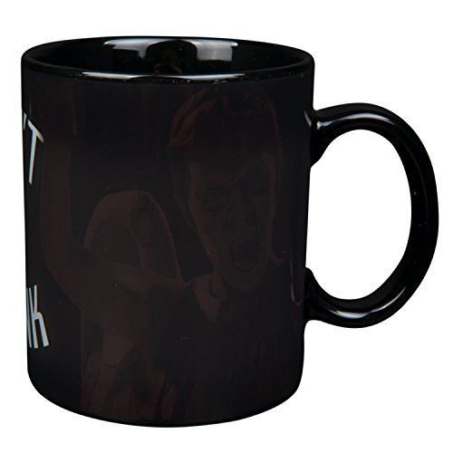 Doctor Who Heat Reveal Ceramic Coffee Mug - Don't Blink Weeping Angel Design Activates with Heat