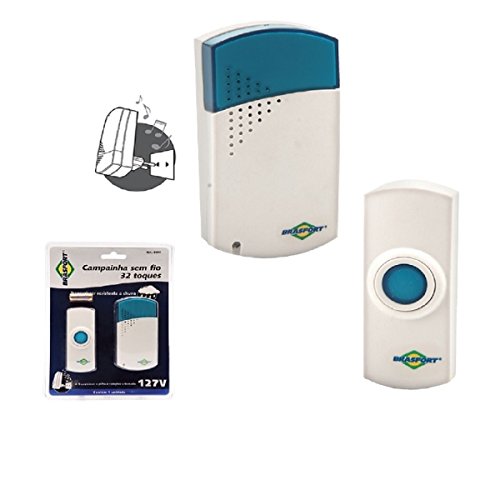 Campainha Sem Fio 32 Toques 110V Brasfort