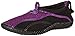 TECS Women's Aquasock Water Shoe (Purple/Black, 8)