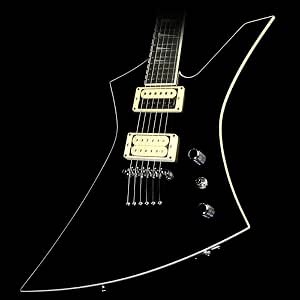Amazon.com: Jackson Custom Shop KE2 Kelly Guitarra Eléctrica Todo Negro :  Instrumentos Musicales