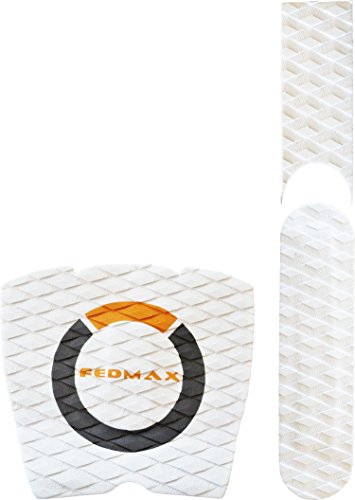 image for Skimboard Traction Stomp Pad Grip, White, Universal Fit for all Fiberg