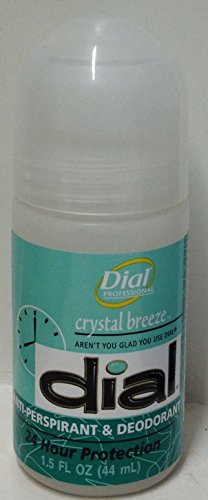 (3 Pack)-Dial Crystal Breeze Roll On Anti-Perspirant & Deodorant, 1.5 FL OZ each