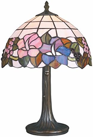 HIGH QUALITY Tiffany Style Table Lamp Desk Lamp 18 Inches Height Wilsons Lighting BOLOGNA Series Home &amp; Office Decor Collection Model G122509
