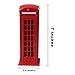 7 Inches Piggy Bank Alloy Street Red Telephone Booth Bank Box Souvenir Gift Model Box
