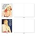 The Best Card Company - 10 Blank Funny Greeting Cards for Women (4 x 5.12 Inch) - Boxed All Occasion Assortment - Vintage Venom M6621OCB