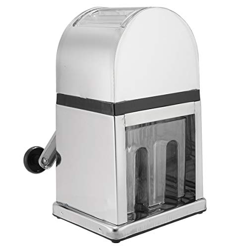 image for Generic Stainless Steel Home Bar Manual Ice Crusher Shaver Machine Tra