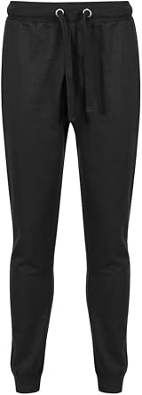 Iron Mountain Mens Joggers Fleece Lightweight Drawstring Waist Black M view 4