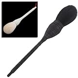 Pro Cosmetic Goat Hair Face Powder Blush Foundation Makeup Rattan Brush
