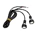 XT AUTO 6500K Xenon White 9W LED Eagle Eye Lamps Back Up Backup Reverse Parking Light For Car Van SUV Coupe Sedan 6-pack