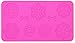 5pc Cake Decorating Molds- Premium Silicone Decoration Molds for Sugarcraft, Fondant, Gumpaste, Resin Mold, Lace Embossing Impression DIY Cake Fondant Decorating Mold -(set of 5)- Pink