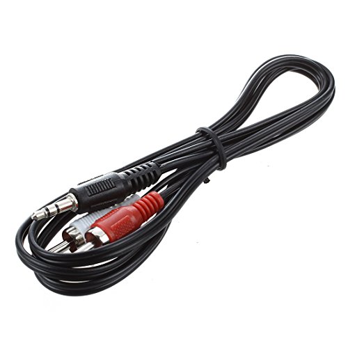 SODIAL(R) 3.5mm to 2 RCA Stereo Audio Cable Male Jack for Ipod MP3 1.2M