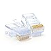 kenable RJ48 Crimp End 10P10C 10 Pin Plug for Solid/Stranded Cable [10 Pack]