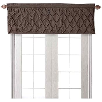 VCNY Home Carmen Tailored Valance, Window Treatment, 60