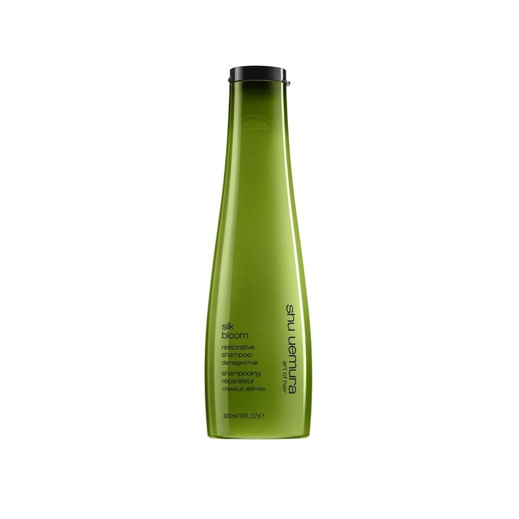 Shu Uemura, Restorative Shampoo Silk Bloom, Damaged Hair, Enriched with Argan Oil, Repairs & Strengthens, 300 ml