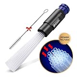 Universal Vacuum Attachment Tool, Tiny Tubes Cleaner, Dusty Brush, Flexible Suction, Dirt Sweeper, Dust Cleaning Great for Car /Pets/ Keyboards/Air Vent /Drawers Dust Daddy