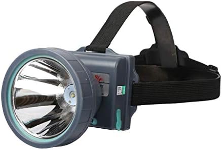 headlamp,glare head-mounted high-brightness charging super bright 3000 meters xenon lamp fishing miner's lamp (Color : Yellow light)