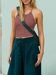 LASLULU Spaghetti Strap Sports Bras for Women High