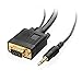 Cable Matters VGA Monitor Cable with 3.5mm Stereo Audio 3 Feet
