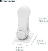 Inaya Child Proof Door Levers Lock 2 Pack Minimalist 3M Adhesive No Drilling view 6
