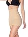 La Reve Womens Hi-Waist Boyshort Shapewear - Body Shaper Panty Nude