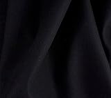 CowboyStudio Premium Mega Cloth Black Backdrop 10 x 20 Feet, Wrinkles Free