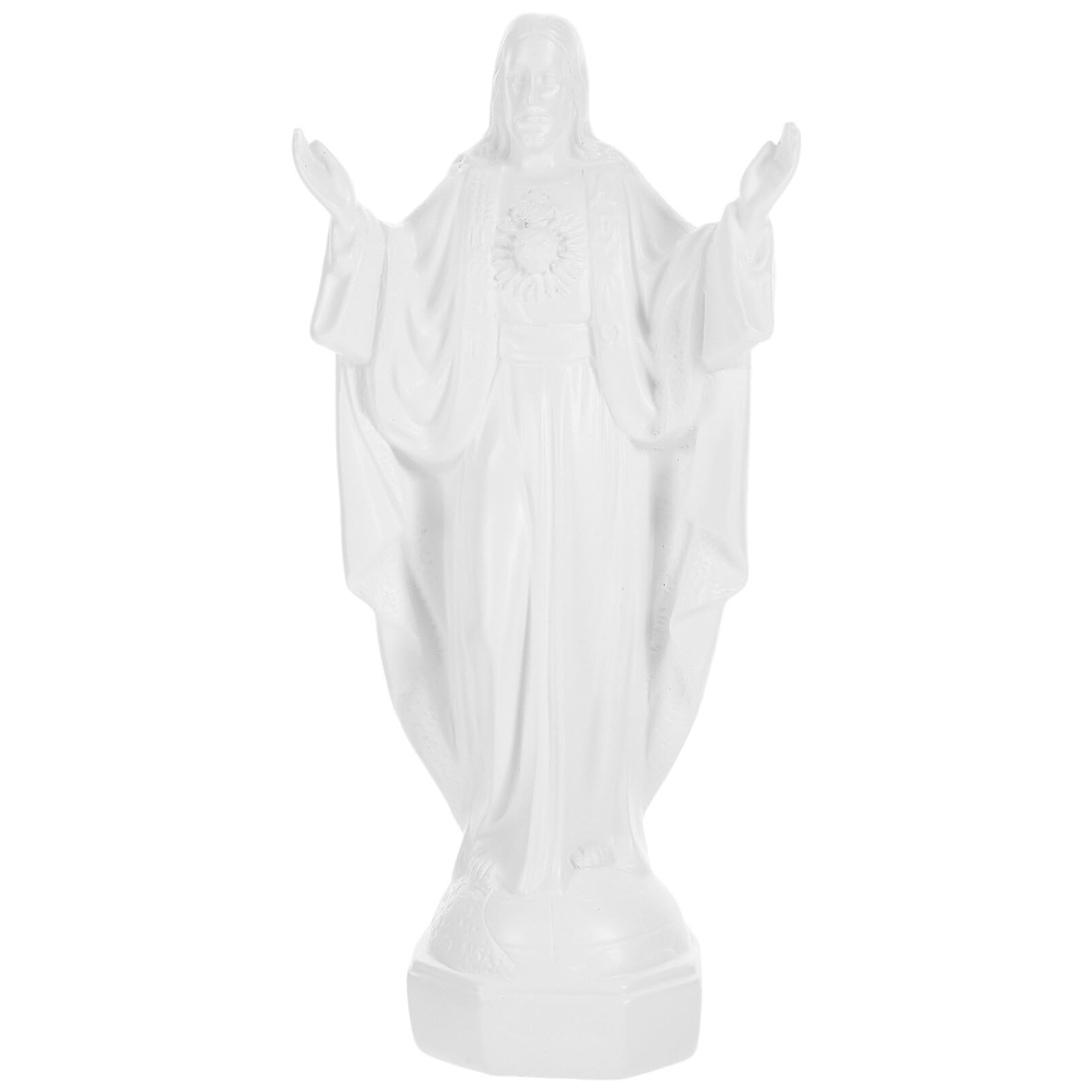 Amosfun Jesus Statue Resin Merciful Jesus Statue 11.6 inch s figurine Catholic s Decoration for Home Office Church
