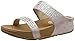 FitFlop Women's Novy Slide Sandal, Nude, 7 M US