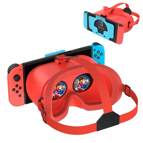 DEVASO Upgraded VR Headset for Nintendo Switch & Switch OLED, Switch