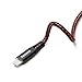 Aasama iPhone Charger 3 Pack 6 Feet Nylon Braided 8 Pin Lightning to USB Cable (With Leather Strap)