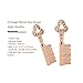 CHUYI Metal Rose Gold Key Shape 16GB USB 2.0 Flash Drive Cool Pen Drive Waterproof Memory Stick Data Storage Funny Thumb Drive U Disk Gift