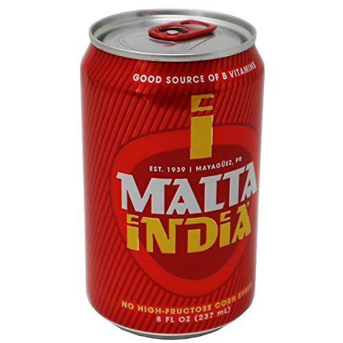 Malta India Malt Beverage Non Alcoholic Original from Puerto Rico