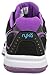 Ryka Women's Devotion Walking Shoe,Black/Dark Purple/Light Blue,10 M US