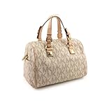 Michael Kors Signature Print Satchel Handbag Bag 30F2GGCS2B