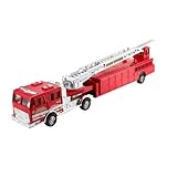 MEGA TON FIRE TRUCK Matchbox MBX Super Convoy Die-Cast Vehicle * Detachable Cab *