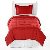 Ivy Union Premium Down Alternative Comforter Set Twin XL Extra Long / Twin (Crimson Red)