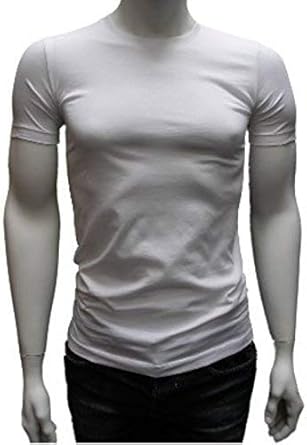 t shirt col large homme