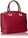 Anne Klein New Recruits Large Dome Satchel Bag, Ruby, One Size