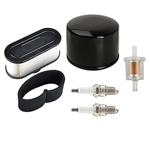 OxoxO Air Filter Pre Filter Oil Filter Fuel Filter 2 stuks Spark Plug Compatibel met Kawasaki FR651V FR691V FR730V…