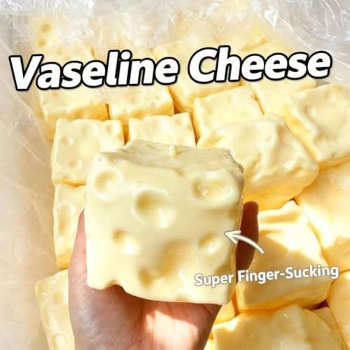 Last Page® 10cm Large Cheese Squishy Slow Rising, Soft Squishy Cheese Block Squeeze Fidget Toy, Mini Stress Relief Sensory for Adults, Cute Desk Toy Gift (1PCS)