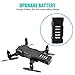 Akamino Mini Drone 2.4GHz Foldable Pocket RC Quadcopter with Headless Mode, 3D Flips, One Key Return Helicopter for Beginners, Kids