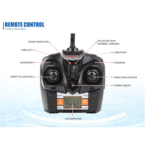 ALLCACA RC Boats 2.4Ghz Remote Control Boat 28KM/H High Speed Stunt Electric Racing Boats Toy for Kids and Adults,Black