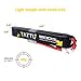 TATTU 11.1V LiPo Airsoft Stick Battery,3S 1200mAh 25C Battery Pack for Airsoft Gun with Mini Tamiya Connector